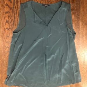 Madewell Composition Silk Tank | Size M
